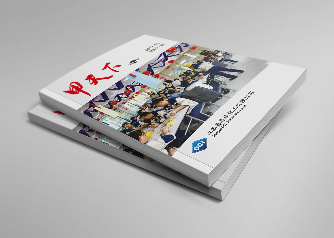 精準(zhǔn)化工行業(yè)宣傳冊(cè)設(shè)計(jì) 奧喜埃化工企業(yè)內(nèi)刊宣傳冊(cè)封面設(shè)計(jì)