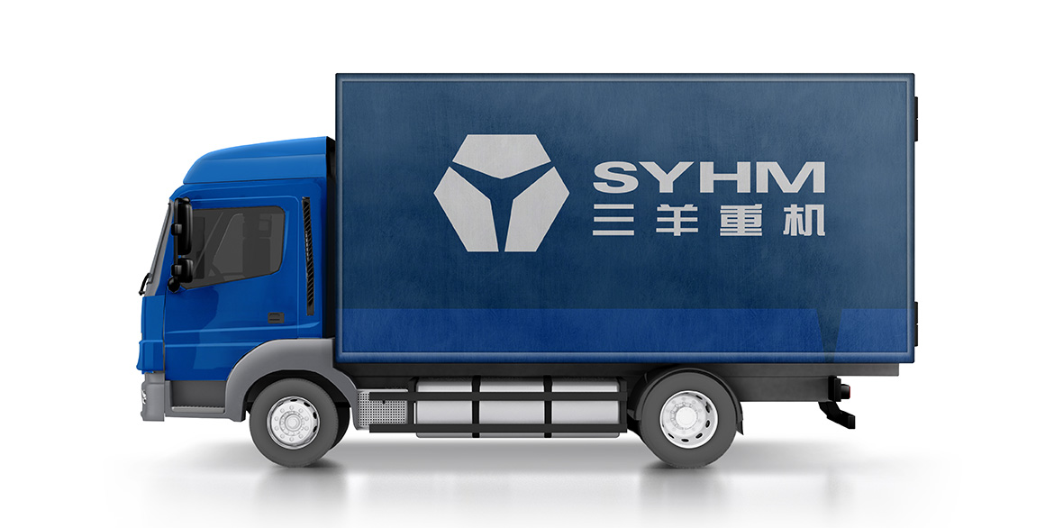 機(jī)械制造業(yè)品牌車(chē)身廣告設(shè)計(jì) 三羊重機(jī)車(chē)身廣告設(shè)計(jì)